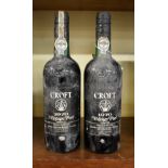 Two 75cl bottles of Croft 1970 vintage port. (2)