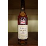 A 70cl bottle of Sempe 1968 Vintage Armagnac.