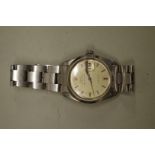 A Rolex Air King Date stainless steel automatic wristwatch, 34mm, ref: 5700; together with a spare