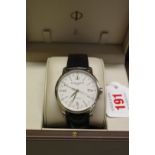 A Baum et Mercier Classima Executive stainless steel automatic wristwatch, 41.85mm, ref: X306,