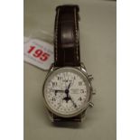 A Longines Master Collection stainless steel chronograph automatic wristwatch, 40mm, ref: L26734785,