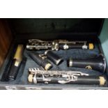 An Earlham clarinet, no.93029, in fitted case.