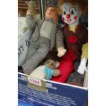 A Dean's Rag Book 'Lupino Lane' cloth doll; together with another doll; and a Peter Rabbit soft toy.