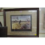 After Terrence Cuneo, 'The Battle of Darwin Hill, Falkland Islands', inscribed and dated to the