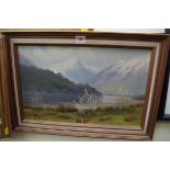Frank Brookesmith, 'The Dart Valley, near Queenstown, New Zealand', signed, oil on board, 28.5 x