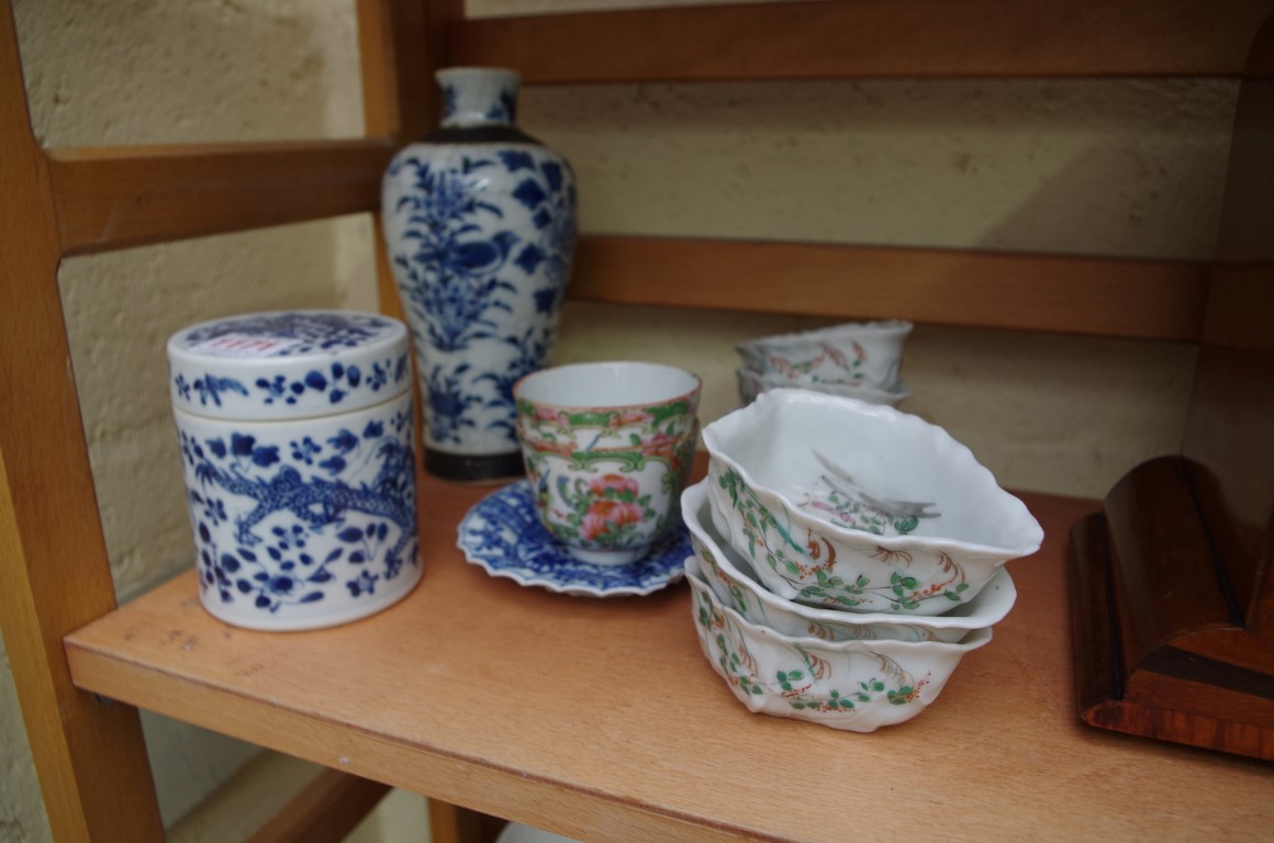 A small quantity of Chinese porcelain.