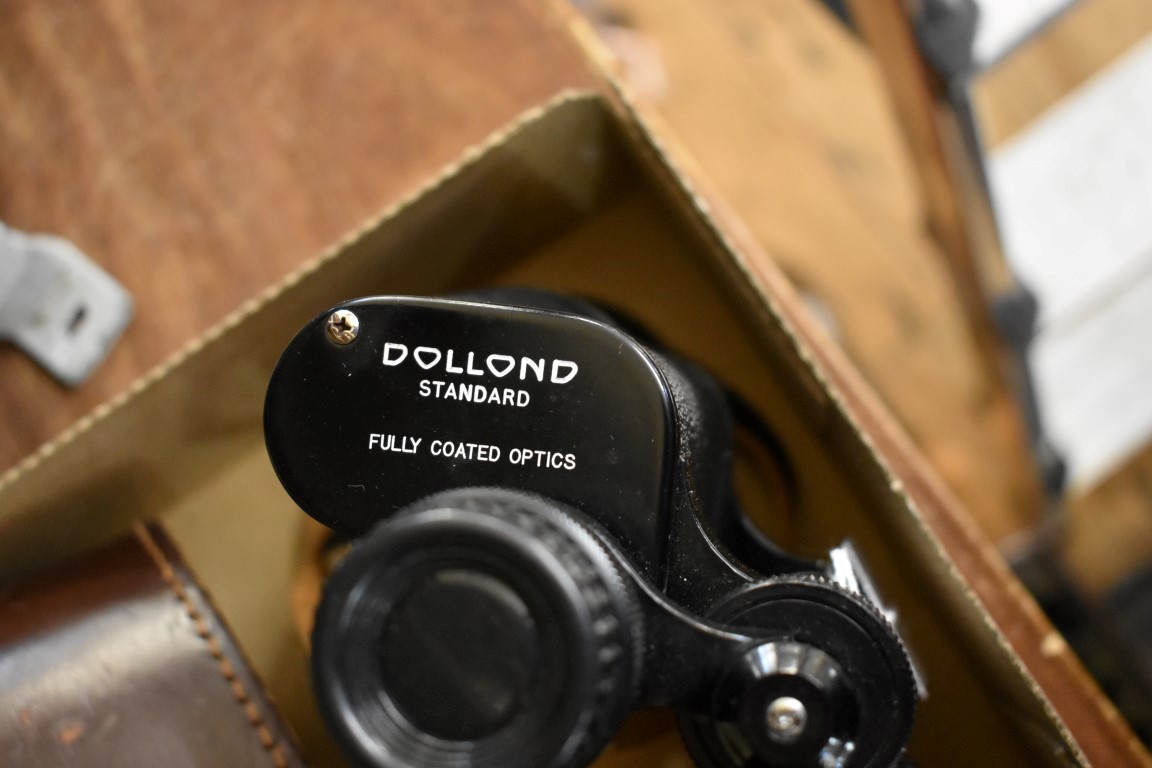 A pair of Dollond 10x50 binoculars, in leather case. - Image 2 of 4