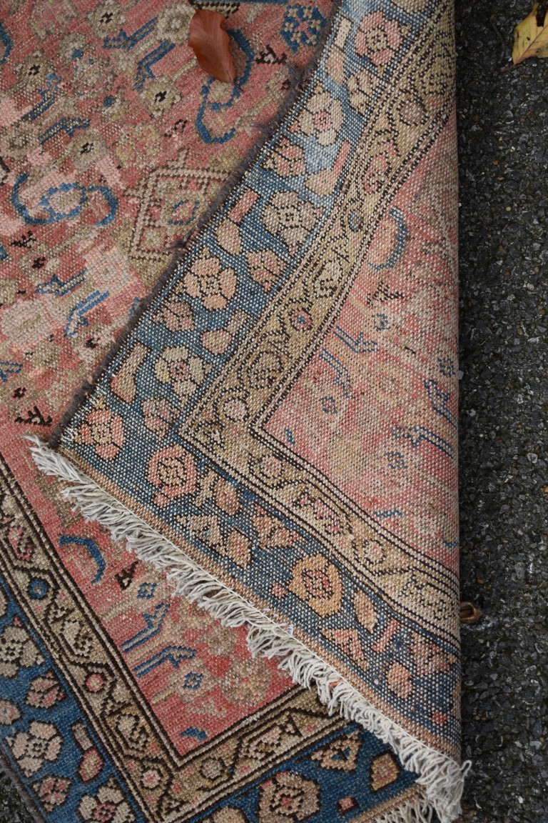 An Eastern runner, having allover geometric design, 350 x 88cm. - Image 3 of 3