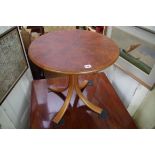 An Edward Barnsley Workshop walnut circular occasional table, designed by James Ryan and made by