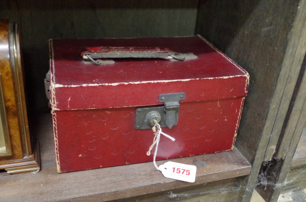 An old Chinese bone and bamboo mahjong set.