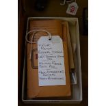 An interesting collection of World War I and World War II ephemera, to include photographs, ration