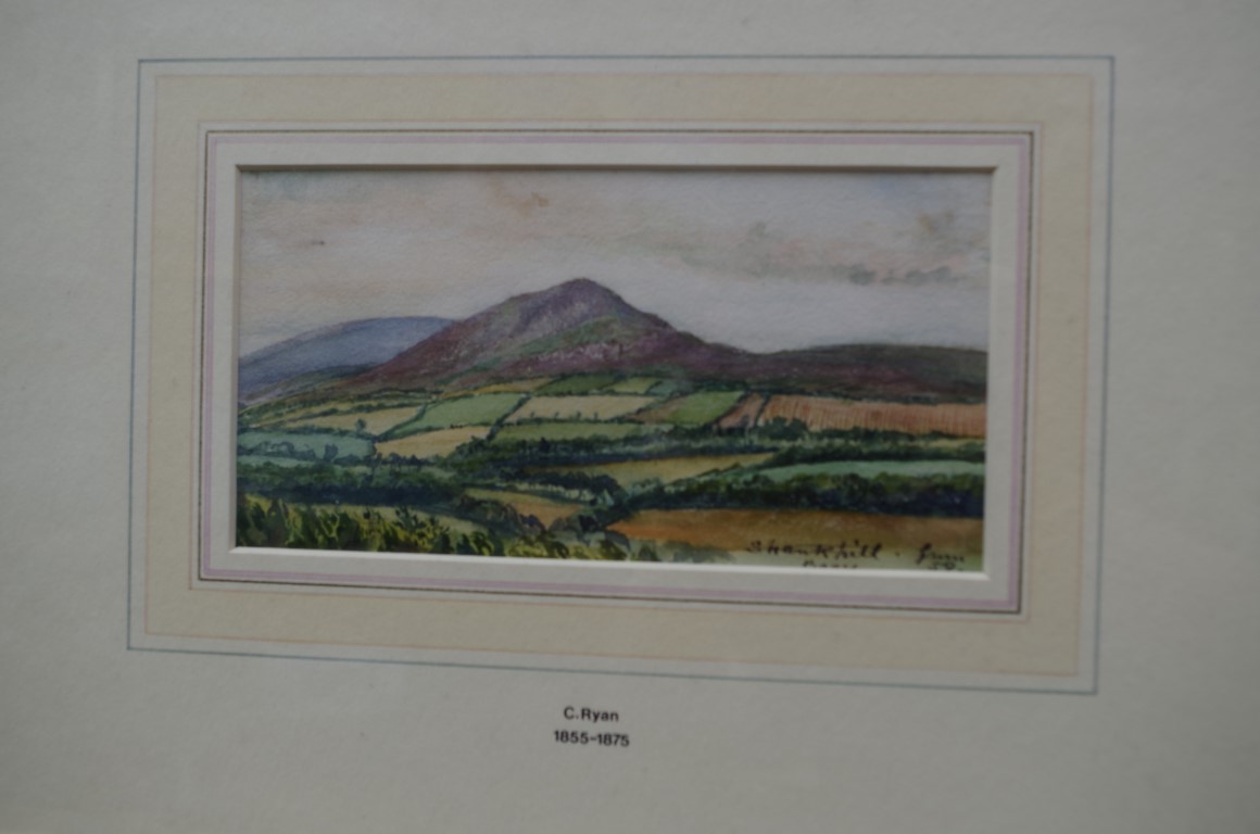 C Ryan, two Irish scenes, one of Shankill, watercolour, largest 12 x 15.5cm. - Image 3 of 3