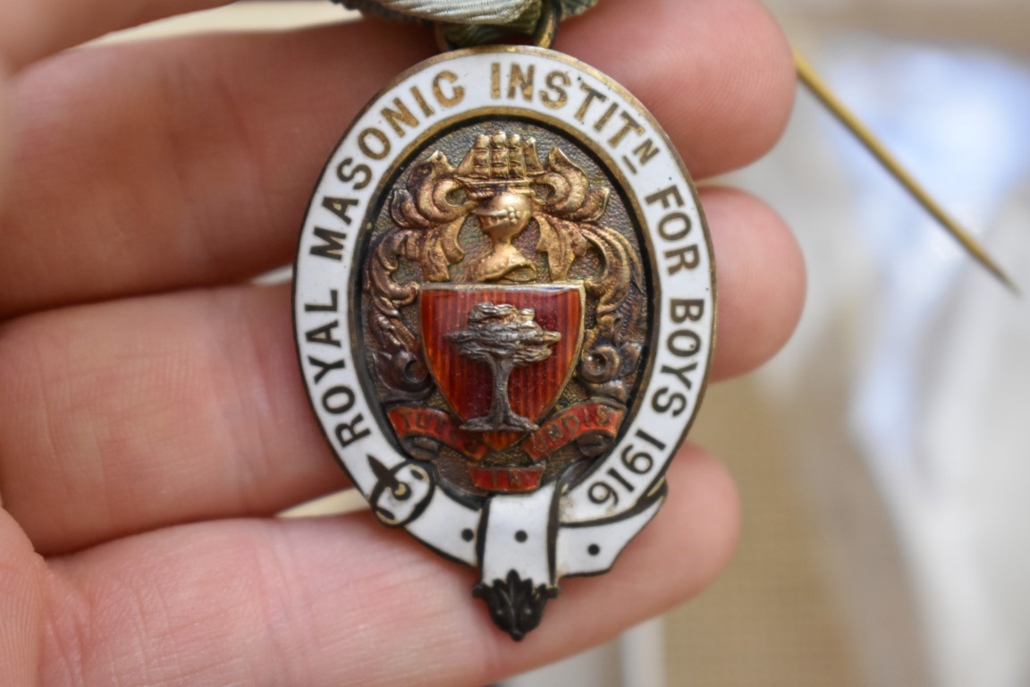 Two silver and enamel masonic medals; together with a Royal Tournament medal. - Image 4 of 7