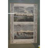 Published by Alexander Hogg, two engraved views of The Thames, each image 12.5 x 17cm; together with