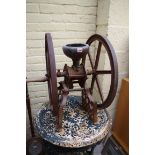 An antique cast iron coffee grinder, by Parnall & Sons Ltd, 64.5cm high.