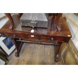 A Victorian mahogany occasional table, 86.5cm wide.