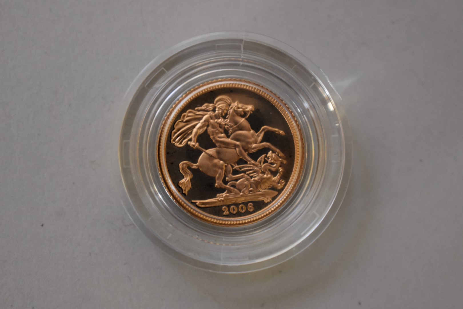 An Elizabeth II 2006 gold proof half sovereign, boxed. - Image 2 of 3