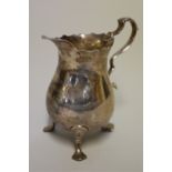 A Victorian silver cream jug, by John Newton Mappin, London 1896, 9.5cm high, 98.5g.