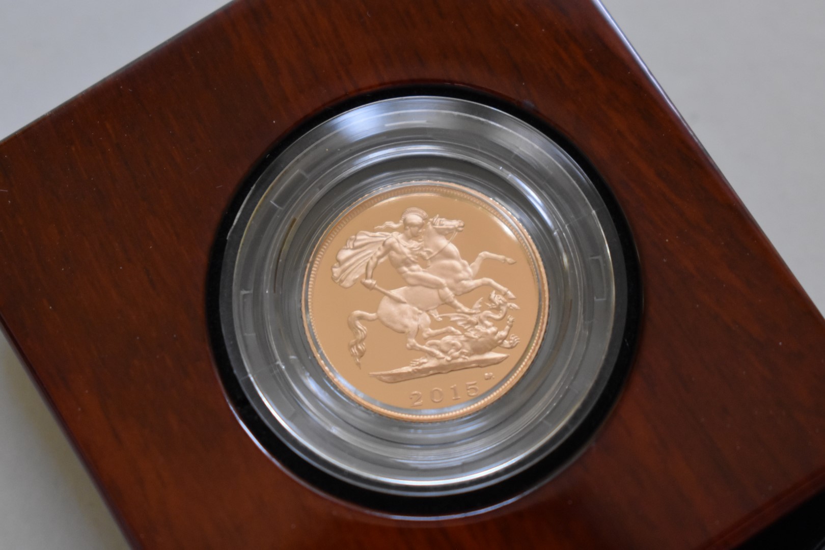 An Elizabeth II 2015 gold proof half sovereign, boxed. - Image 2 of 3