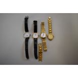 Four ladies wristwatches, to include a Tissot and a Rotary.