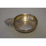 A sterling silver quaich, by Webster, 17.5cm diameter, 198g.