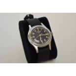 A rare circa 1967 Hamilton RAF Pilots Mk VI manual wind wristwatch, 36mm, ref 6B/9614045 H-67,