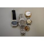 Four various wristwatches, to include a Memostar alarm and a Tag Heuer.