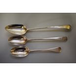 A George III silver Old English pattern basting spoon, by William & John Fisher, London 1794;