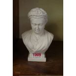 A W H Goss bust of Queen Victoria, 16cm high.