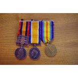 Medals: a Victoria South Africa Medal to 6859 Pte A Terry, 2:RL:W:Kent Regt; together with a World