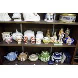 An interesting collection of English and Continental pottery and porcelain, to include a Royal