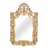 NEO-BAROQUE MIRROR C19thCarved, gilded wood 160 x 102cm.- - -18.00 % buyer's premium on the hammer