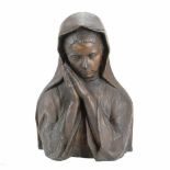 SPANISH SCHOOL C20th "VIRGIN"Bronze. 56 x 36 x 36cm.- - -18.00 % buyer's premium on the hammer