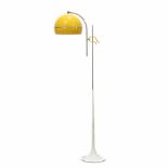 STANDARD LAMP, CIRCA 1960-1970Metal structure, plastic shade. One light. Adjustable height. 167cm.