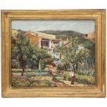 IVO PASCAL RODES (1883-1949) "ORCHARD"Oil on canvasSigned. Frame shows minor imperfections. 40 x