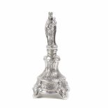 ¨VIRGIN WITH CHILD¨, SPANISH SILVER FIGURINE. MID C20thHallmarked 141 gr.- - -18.00 % buyer's