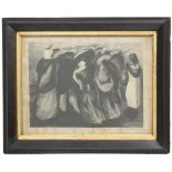 JOSÉ CLEMENTE OROZCO (1883-1949). "PEASANTS"LithographSigned on the plate and in pencil below.