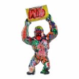 RICHARD ORLINSKI (1966) "KONG TONO".Resin scupture, aerosol acrylic. Signed & numbered. PU 1/1. 69 x