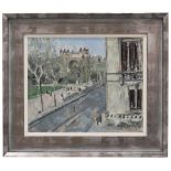 ANTONI VIVES FIERRO (1940). "ARC DE TRIOMF" 1982Oil on canvasSigned & dated. 37 x 45.5cm; 56 x 64cm.