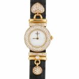 ALEN DIONE. WOMAN'S WRISTWATCHALEN DIONE.Casing in yellow gold set with brilliant & princess cut