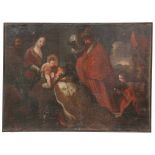 MANUEL VILAR (1812-1860). "THE ADORATION OF THE KINGS"Oil on canvasVisble restorations on