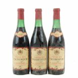 LOT OF WINES.Three bottles of AGE Bodegas Unidas S.A., Fuenmayor Rioja,1954 vintage- - -18.00 %