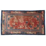 CHINESE CARPET, MID C20th.Handknotted wool. 285 x 167 cm.- - -18.00 % buyer's premium on the