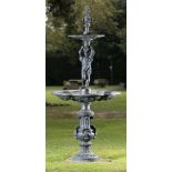 Water Features: A cast iron fountainlate 19th/early 20th century233cm high