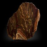 Minerals: Two Australian mineral slices mookite and tiger ironthe largest 39cm