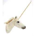 Taxidermy: A "Unicorn" headmodern120cm high