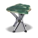 Tables: An aventurine topped occasional tableBrazil51cm wide