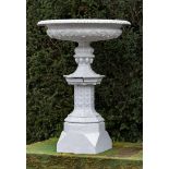 Water Features: A rare Handyside foundry cast iron bowl on stand3rd quarter 19th centurythe base