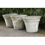 Planters/Pots: ‡ A similar set of three planters
