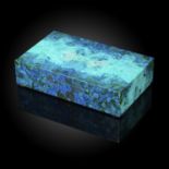 Decorative/Interior Design: An impressive shattuckite veneered box, 19.5cm by 12cm